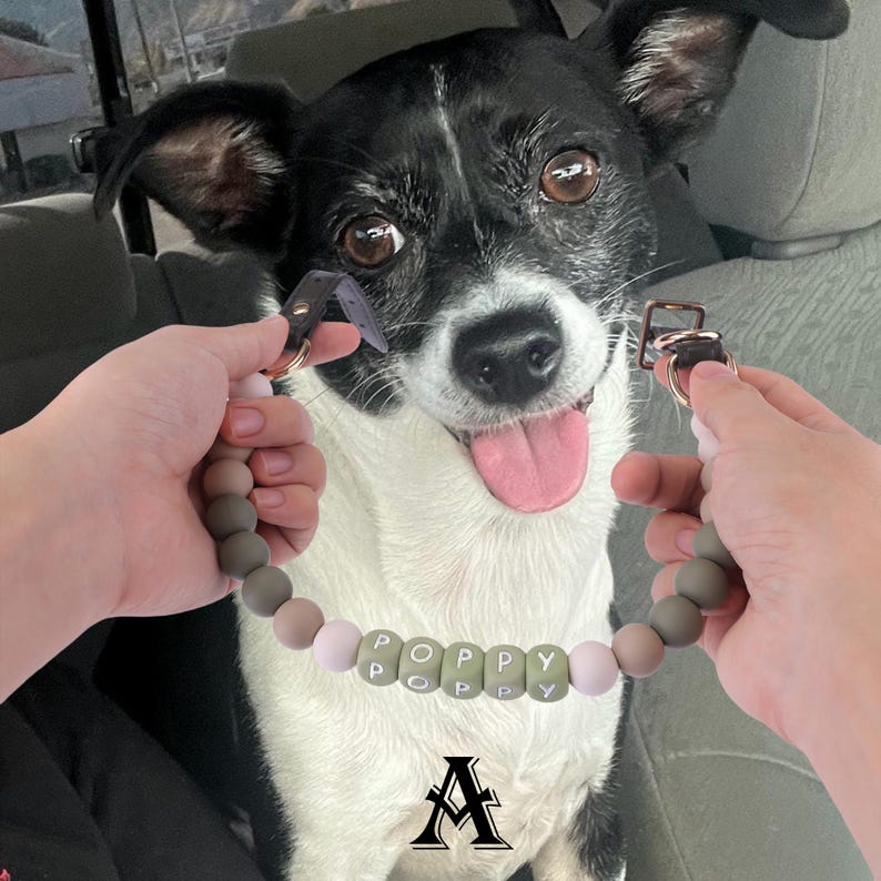 Custom Dog Name Bracelet 🐾 – Personalized Pet Jewelry for Dog Lovers